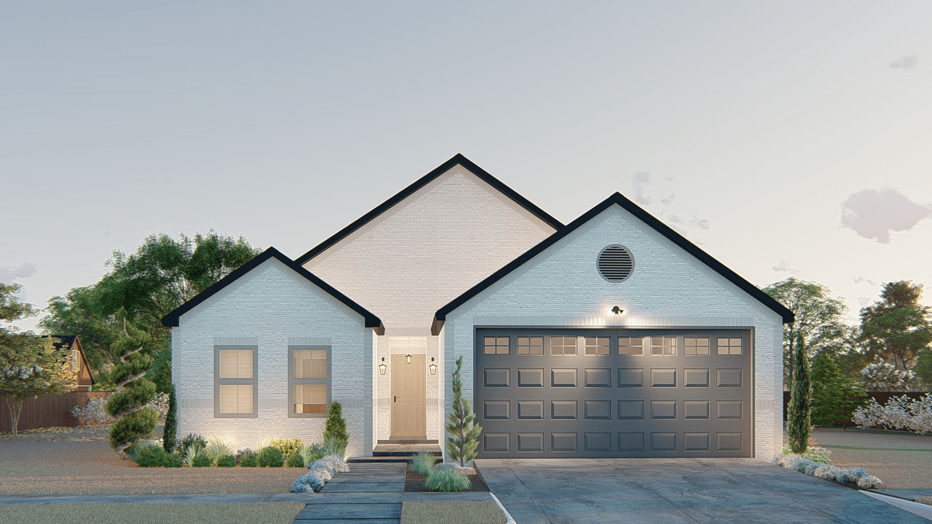 Frank Residence I, 3D
